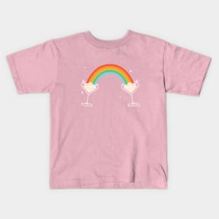 Champagne Rainbow Kids T-Shirt